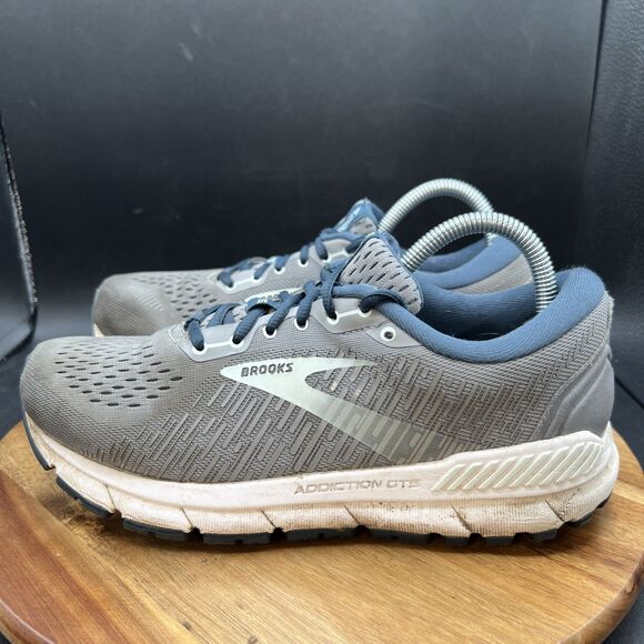 Brooks Addiction GTS 15 Womens Size 9 D Wide Running Shoes Gray Sneaker Athletic - Picture 1 of 8